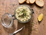 Rillettes de thon, avocat et fromage frais