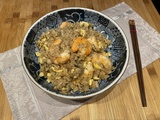 Riz sauté aux crevettes