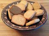 Sablés au parmesan et à la farine de châtaigne