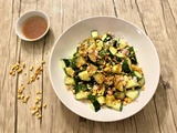 Salade de concombre aux saveurs asiatiques