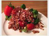 Salade de riz rouge