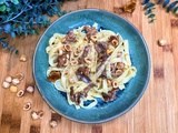 Tagliatelles aux chanterelles et à l'Époisses