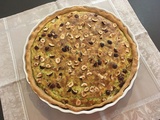 Tarte à la courgette et au Boursin