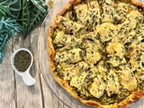 Tarte fine à la courgette et Fourme d’Ambert