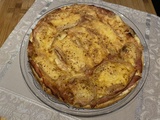 Tarte fine au maroilles et au jambon