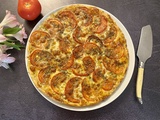Tarte fine tomates mozzarella
