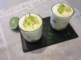 Tiramisu citron vert, ananas et noix de coco