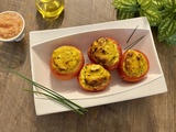 Tomates soufflées à la ricotta et au curry