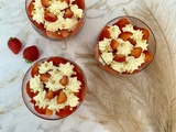 Verrine fraises et crème mascarpone citronnée
