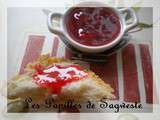 Confiture de fraises en map