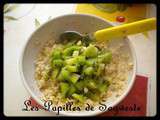 Porridge au kiwi et sirop d'agave