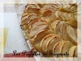 Tarte fine aux pommes et sucre roux