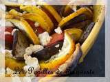 Tian aubergines, courgettes tomates et feta