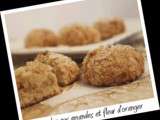 Boules aux amandes et fleur d'oranger (1,5pp)