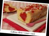 Cake au citron pour la St Valentin