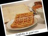 Gaufrettes (recettes de grand-mère)