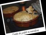 Gratin de poulet au Maredsous