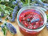 Confiture de framboises à l’agastache anisé