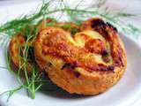 Palmiers à la courge butternut, châtaignes et fenouil