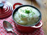 Soupe de topinambours comme un cappuccino