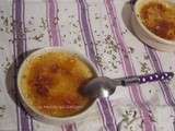 Creme brulee lavande-miel du gâtinais