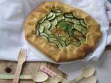 Tarte rustique a la courgette