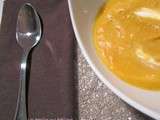 Veloute de patate douce et carotte