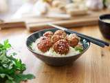 Boulettes de lapin sauce yakitori