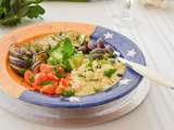 Bowl à la marocaine aux légumes grillés