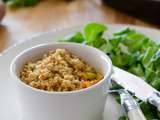 Crumble de poireaux au millet