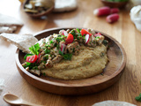 Houmous kawarma au veau