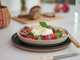 Salade de burrata aux nectarines