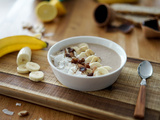 Smoothie bowl banane amande