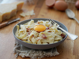 Tagliatelles carbonara – la vraie