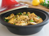 Tajine de poulet au citron et aux olives