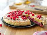 Tarte aux framboises à la crème d’amandes