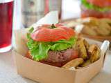 Tomate burger et ses potatoes maison