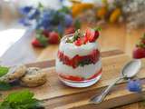 Verrine aux fraises