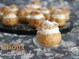 Choux chantilly-tonka