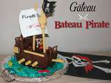 Gâteau bateau pirate