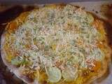 Pizza carotte et courgette