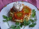 Tartare de légumes au cabillaud