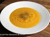 Creme de carottes et butternut au thym