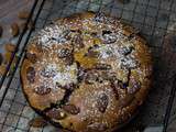 Gâteau aux myrtilles et aux amandes sans lactose