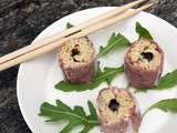 Makis de jambon cru aux coquillettes... ou comment revisiter le coquillette/jambon