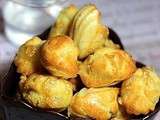 Petites madeleines apéritives au Maroilles