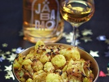 Pop corn de chou fleur sucré/salé #RhumAvent avec Jabadao Pomme Cannelle