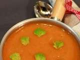 Soupe de Citrouille tomates à la citronnelle