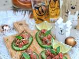 Tartare de boeuf thaï #RhumAvent 16 avec Ti Ced Rhum arrangé ananas Caramel beurre salé