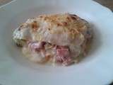 Lasagnes jambon/poireaux